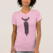 Lazo del pixel camiseta