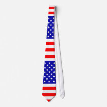Lazo patriótico hermoso de la bandera americana corbatas