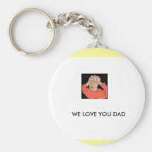 LE AMAMOS PAPÁ LLAVERO PERSONALIZADO