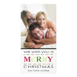 Le deseamos Felices Navidad tarjetas fotograficas