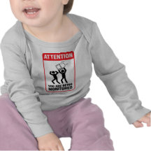 Le están supervisando - humor de la oficina camiseta