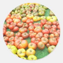 Le falto las porciones. - Pegatinas del tomate de 
