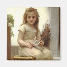 Le Goûter (apenas un gusto) Guillermo Bouguereau Imán Para Frigorífico