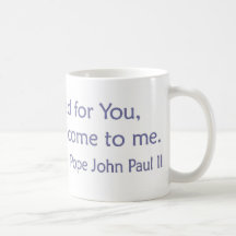 Le he buscado - el papa JP 2 Taza De Café