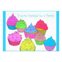 Le invitan a las magdalenas del fiesta de un ~ de  invitación