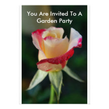 Le invitan a una fiesta de jardín anuncio