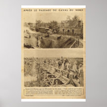 Le Miroir 1918, Canal du Nord Posters