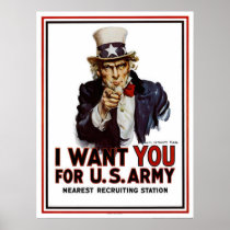 Le quiero para el ejército americano posters