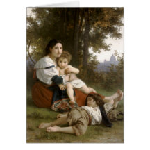 Le Repos (el resto) William-Adolphe Bouguereau Tarjetas