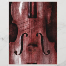 Le Violon Rouge (el violín rojo) Flyer A Todo Color