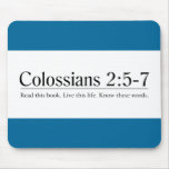 Lea el 2:5 de Colossians de la biblia - 7 Tapete De Raton
