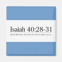 Lea el 40:28 de Isaías de la biblia - 31 Imán