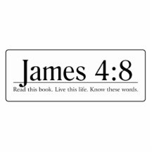 Lea el 4:8 de James de la biblia Escultura Fotografica