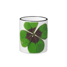 leaft de 4 corazones taza de café