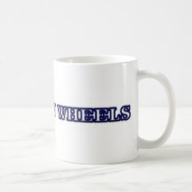 leanin en las ruedas taza