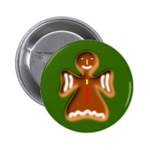 Lebkuchenengel gingerbread angel buttons