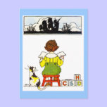 Lectura del muchacho tarjetas postales