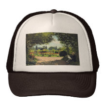 Lectura en el jardín - Claude Monet de Adolfo Mone Gorros