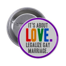Legalice el botón del matrimonio homosexual pins