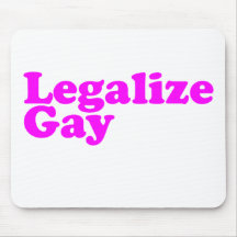 Legalice el rosa del gay alfombrilla de ratón