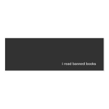 leí los libros prohibidos plantilla de tarjeta personal
