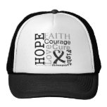 Lema de la fe de la esperanza del melanoma gorro