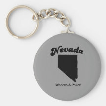 Lema de Nevada - putas y póker Llavero Personalizado