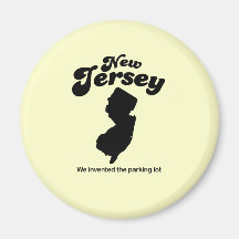 Lema de New Jersey - inventamos el estacionamiento Imanes De Nevera
