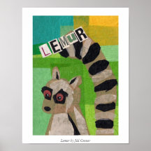 Lemur de Jill Connor Poster