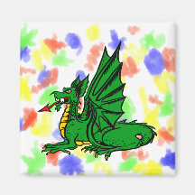 Lengua roja coa alas side.png del dragón iman de nevera