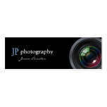 Lente de cámara profesional del fotógrafo plantillas de tarjetas de visita