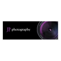 Lente de cámara profesional del fotógrafo plantillas de tarjeta de negocio