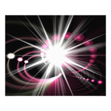 Lente del fractal que brilla intensamente estallad arte con fotos