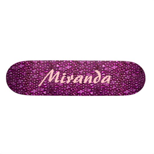 Lentejuelas chispeantes tablas de patinar