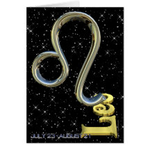 Leo - del 23 de julio al 22 de agosto tarjetas