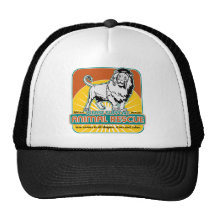 León animal del rescate gorra