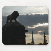 León de París Tapetes De Ratón