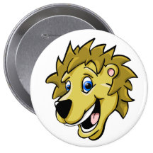 León del dibujo animado pins