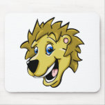 León del dibujo animado tapete de raton