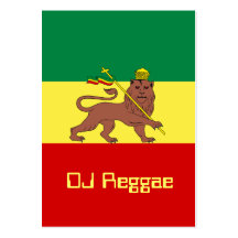 León del reggae de Rasta de Judah Tarjeta De Visita