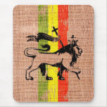 León del rey del reggae alfombrilla de ratón