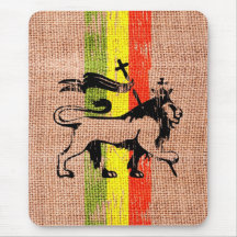 León del rey del reggae alfombrilla de ratón