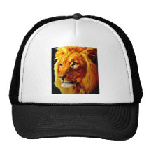LEÓN EN LA PUESTA DEL SOL GORRA