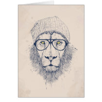 León fresco tarjetas