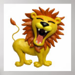 León que ruge poster