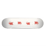 León rojo con Sun, Irán Patin Personalizado