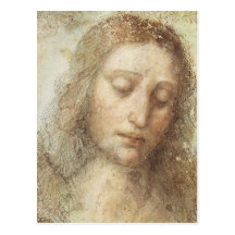 Leonardo da Vinci - Cristo Tarjeta Postal
