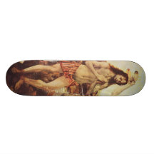 Leonardo de da Vinci - El bautismo de Cristo Patinetas Personalizadas