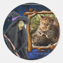 leopard-halloween-2010-0020-b pegatina redonda
