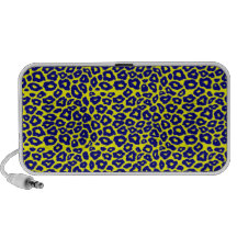 Leopardo azul iPhone altavoces